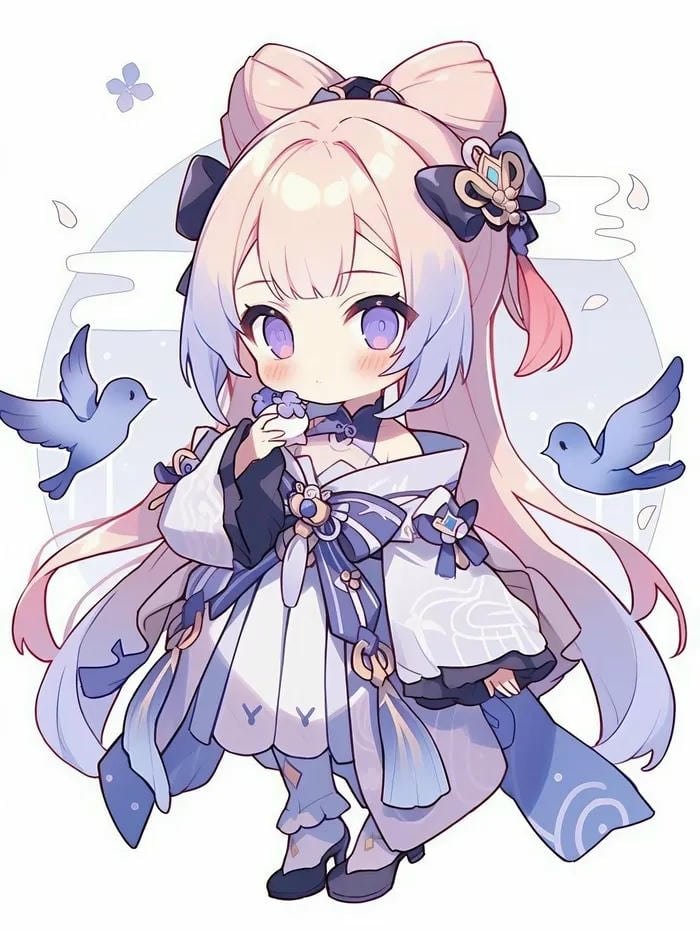 Ảnh anime chibi xinh