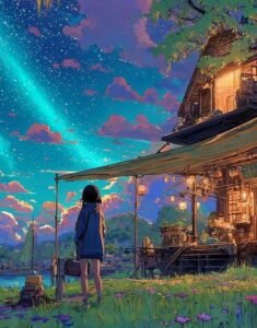 Ảnh anime chill yên bình