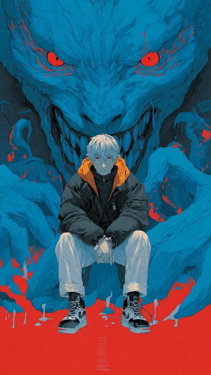 Ảnh anime nam ngầu, lạnh lùng ác quỷ 3d đẹp