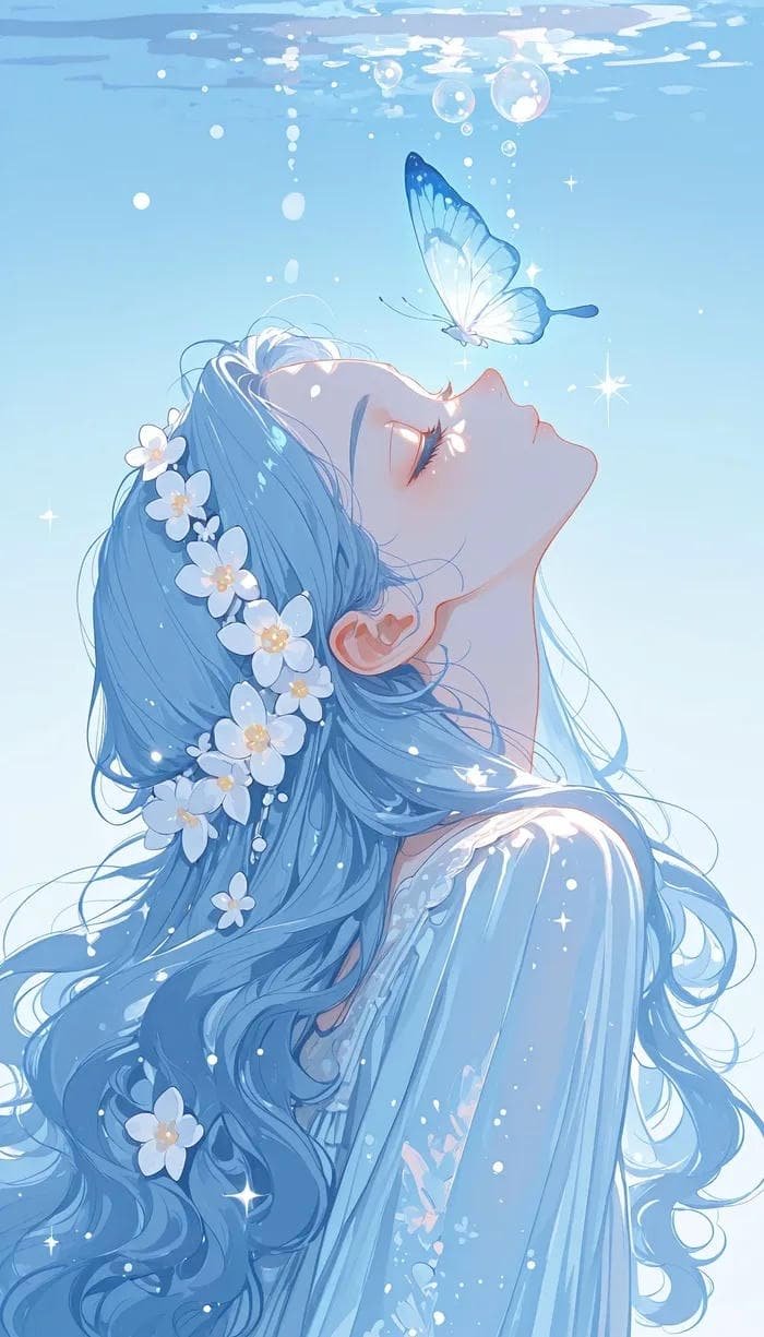 Ảnh anime nữ nàng thơ