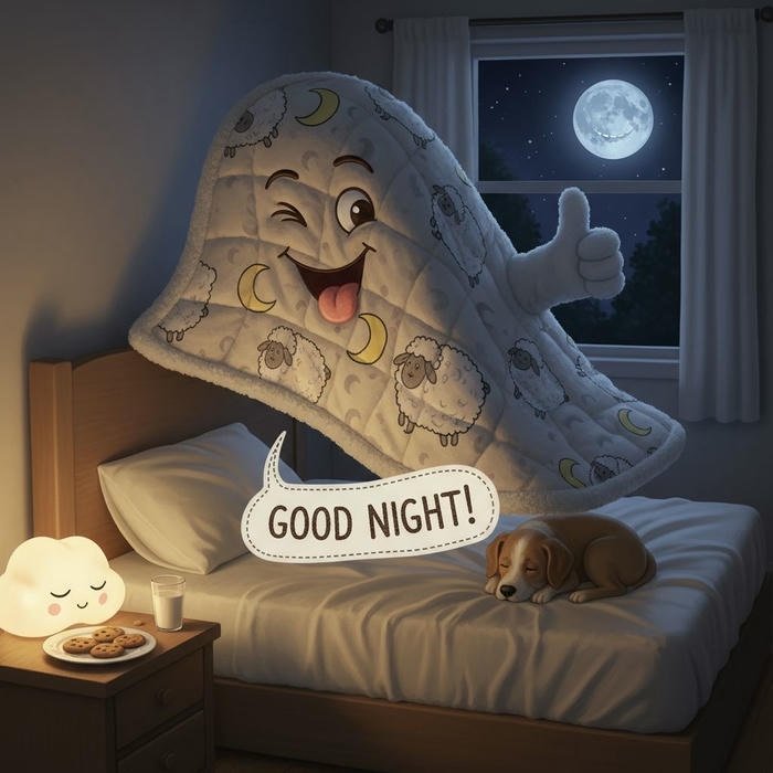 Ảnh chúc ngủ ngon giúp lan tỏa sự an lành