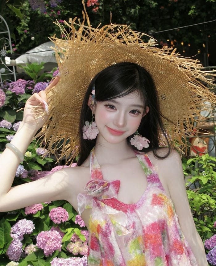 Ảnh gái xinh chụp dáng nghệ thuật