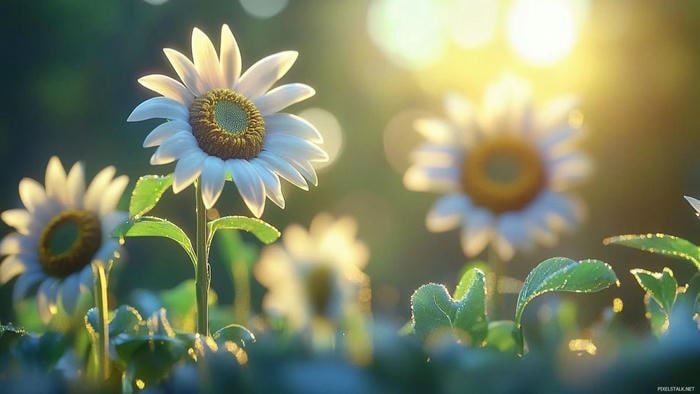 Ảnh hoa đẹp rạng rỡ trong nắng