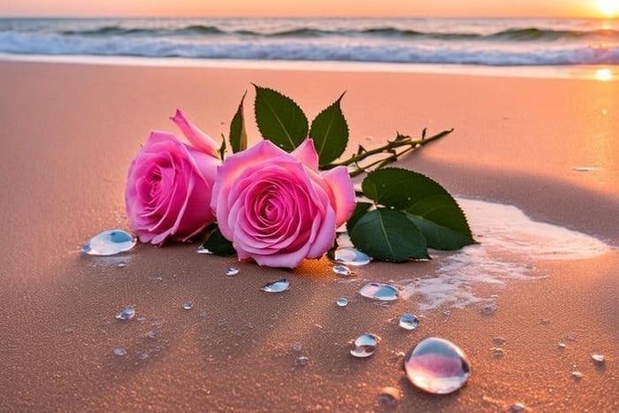 Ảnh hoa hồng đẹp lung linh dưới nắng mai