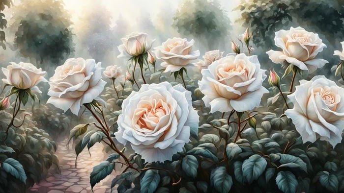 Ảnh hoa hồng đẹp mang hơi thở thiên nhiên