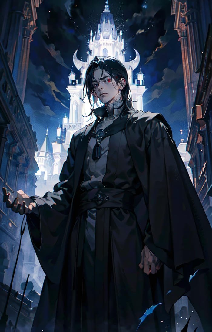 Ánh mắt ác quỷ lạnh giá anime nam cực ngầu