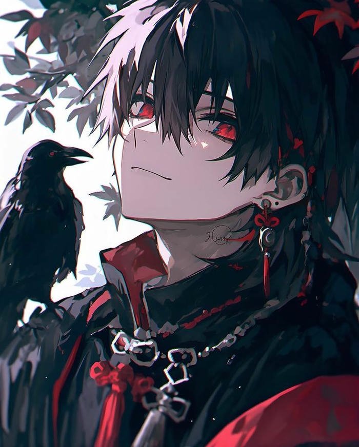 Chàng ác quỷ anime với ánh mắt lạnh băng