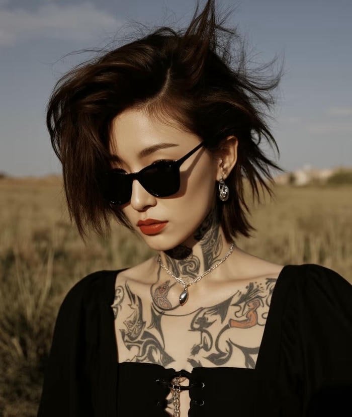 Cô gái mang vẻ đẹp phá cách