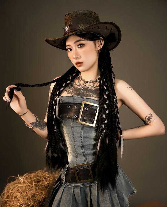 Gái xinh tạo dáng đơn giản mà đẹp