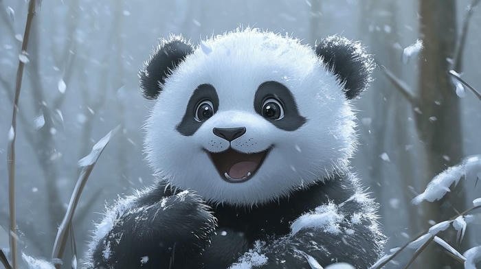 Hình ảnh con gấu trúc cute