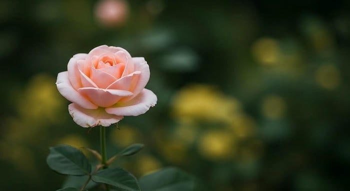 Hình ảnh hoa hồng buổi sớm mai đầy sức sống