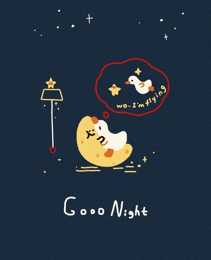 Hình chúc ngủ ngon đáng yêu và thân thiện