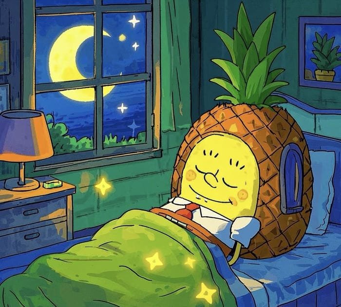 Hình chúc ngủ ngon với mặt trăng