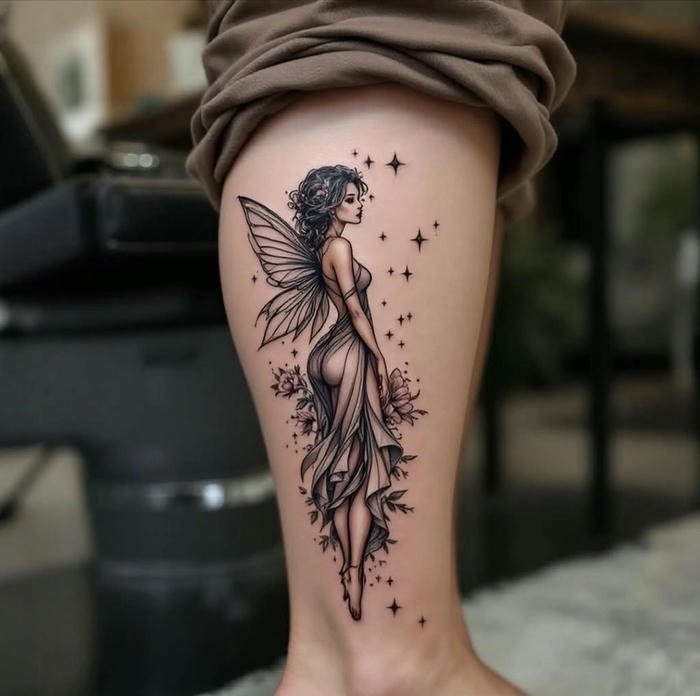 Hình xăm nghệ thuật hiện đại cho nữ