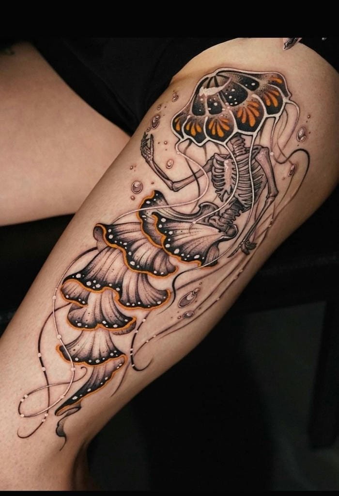 Hình xăm nghệ thuật nhẹ nhàng cho nữ