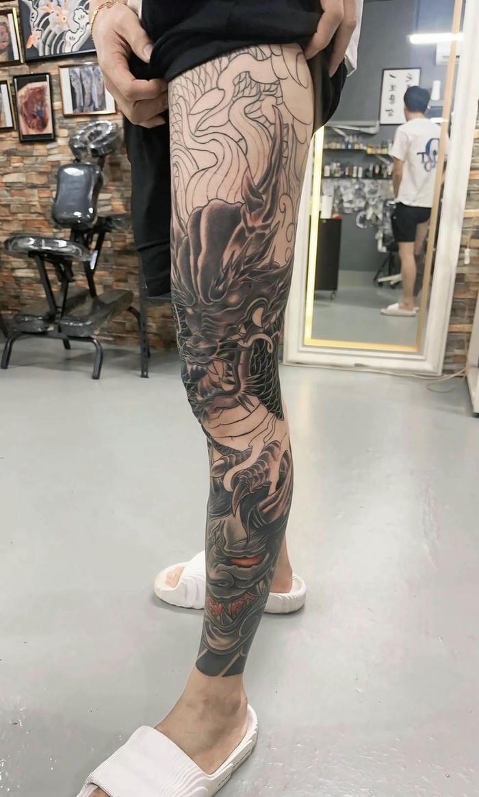 Hình xăm rồng Nhật Bản