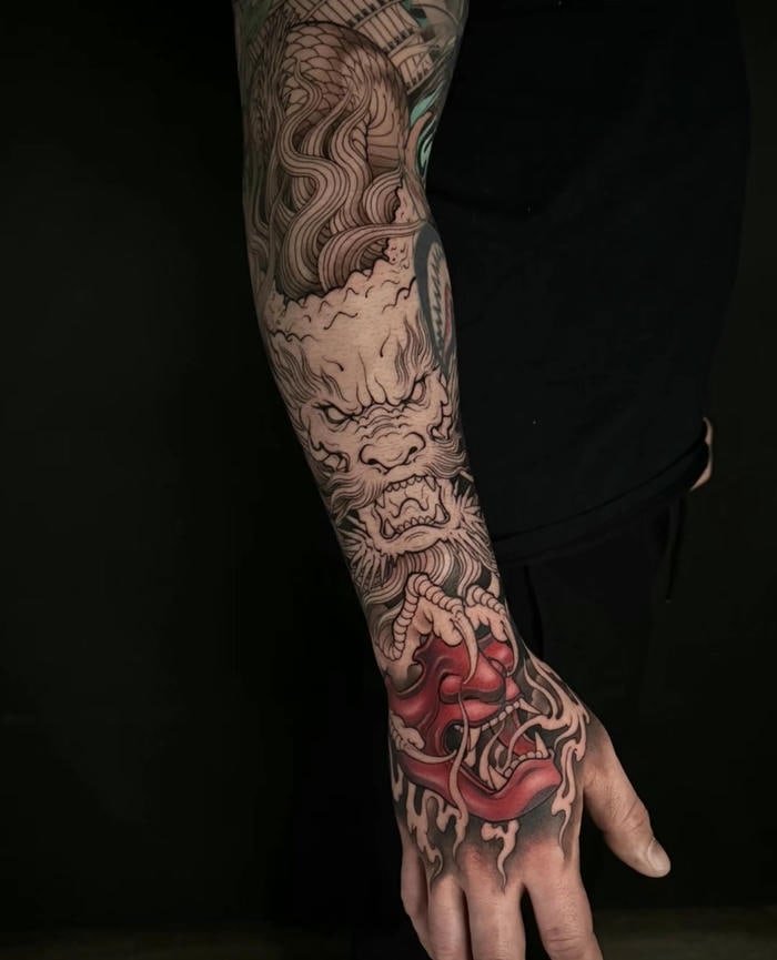 Hình xăm rồng Trung Hoa