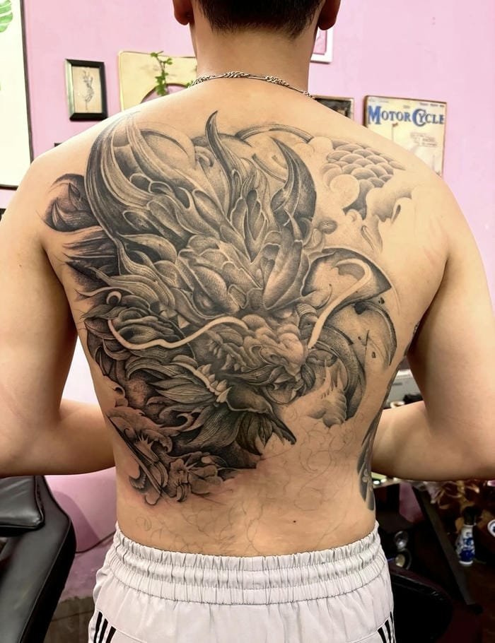 Hình xăm rồng đẹp