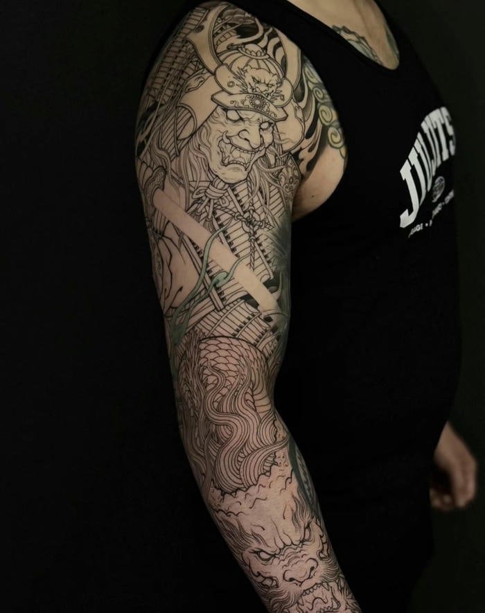 Hình xăm rồng phượng