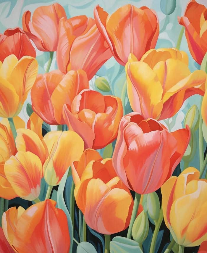 Hoa nở giữa trời xanh