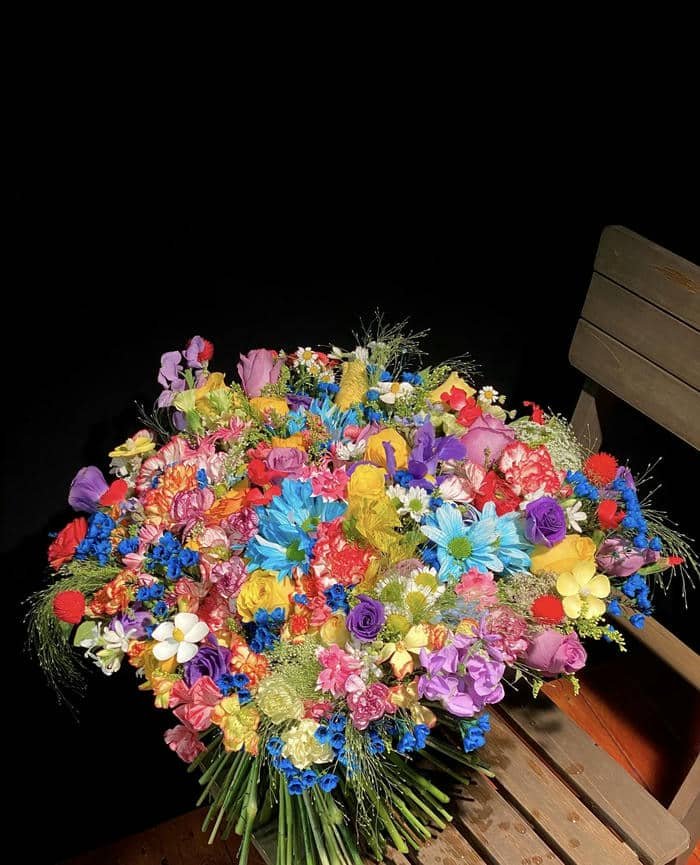 Hoa nở trong sương sớm