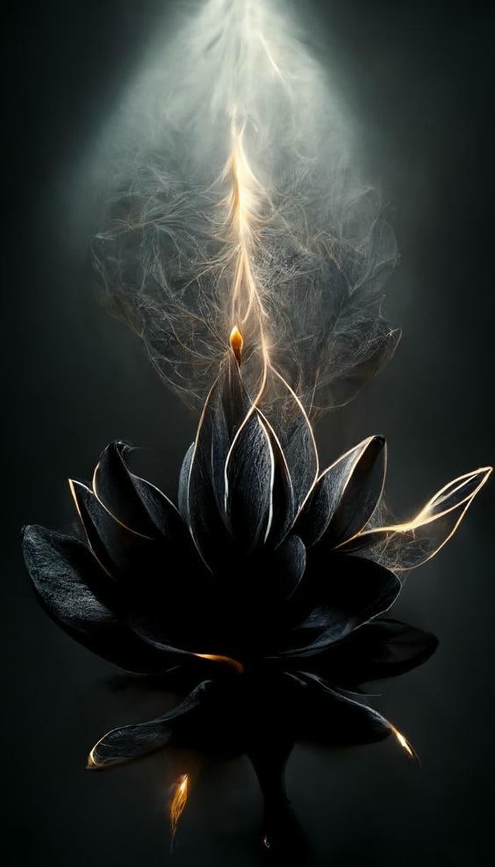 Hoa sen đen huyền ảo