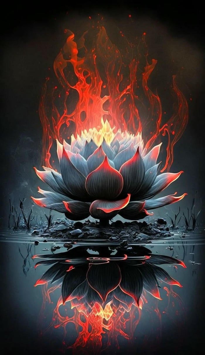 Hoa sen đen thanh tịnh