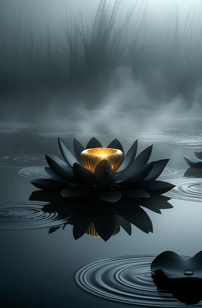 Hoa sen đen thiền định