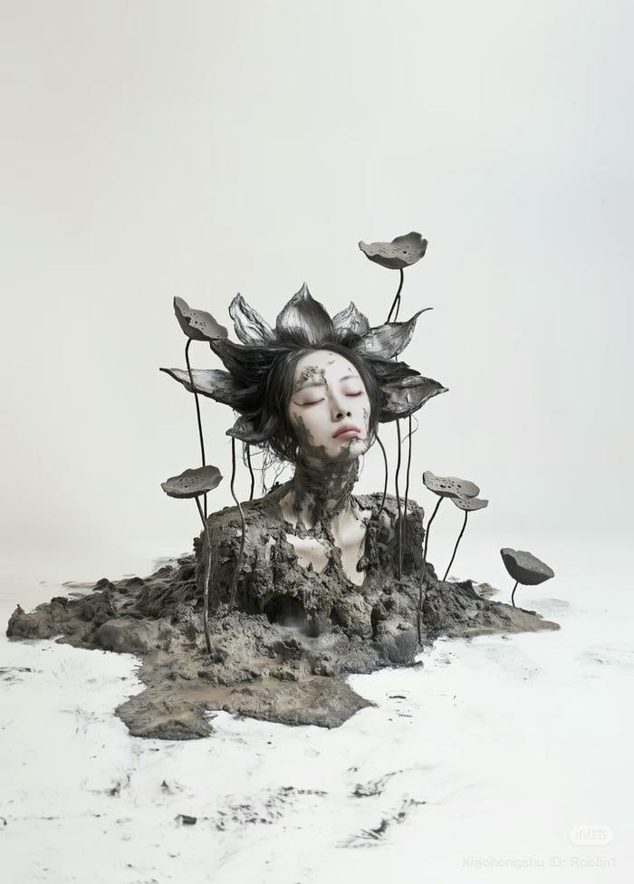 Hoa sen đen tượng trưng sức mạnh