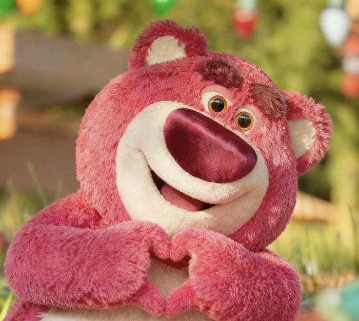 ảnh gấu dâu thả tim