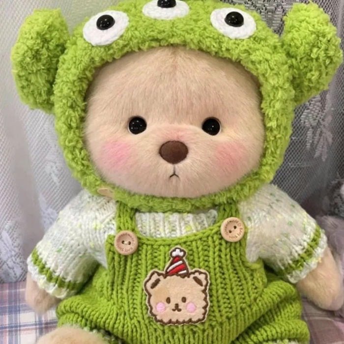 ảnh gấu màu xanh