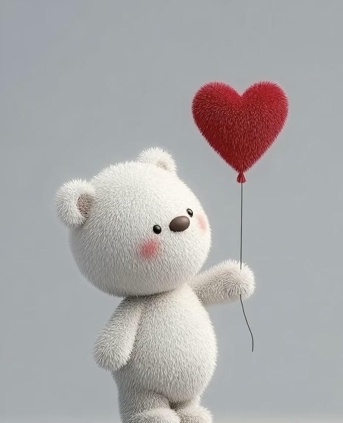 ảnh gấu trắng dễ thương