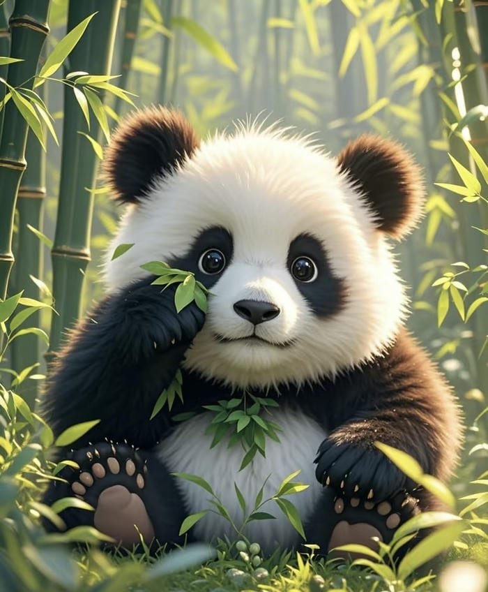 ảnh gấu trúc đáng yêu