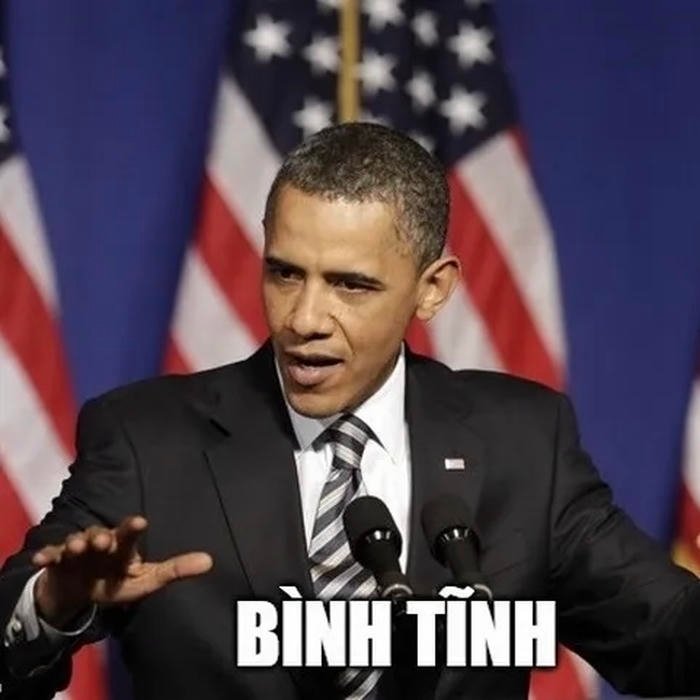 bình tĩnh meme obama