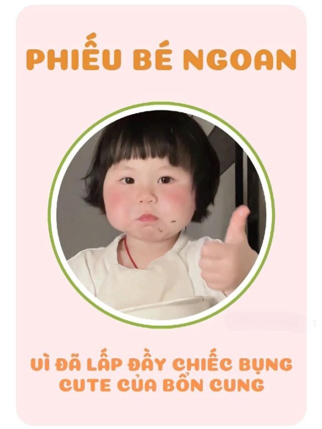 Tải ngay 184+ ảnh phiếu bé ngoan meme bá đạo và hài hước