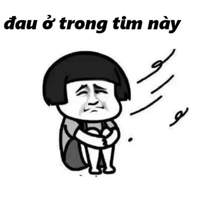 đau ở đây này meme gió vút