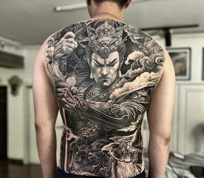 hình xăm full lưng đẹp nhất