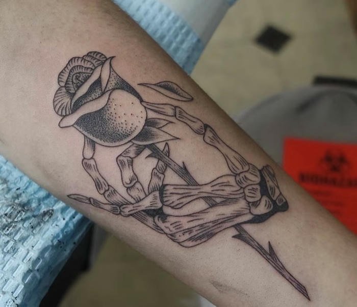 hình xăm hoa hồng cực chất