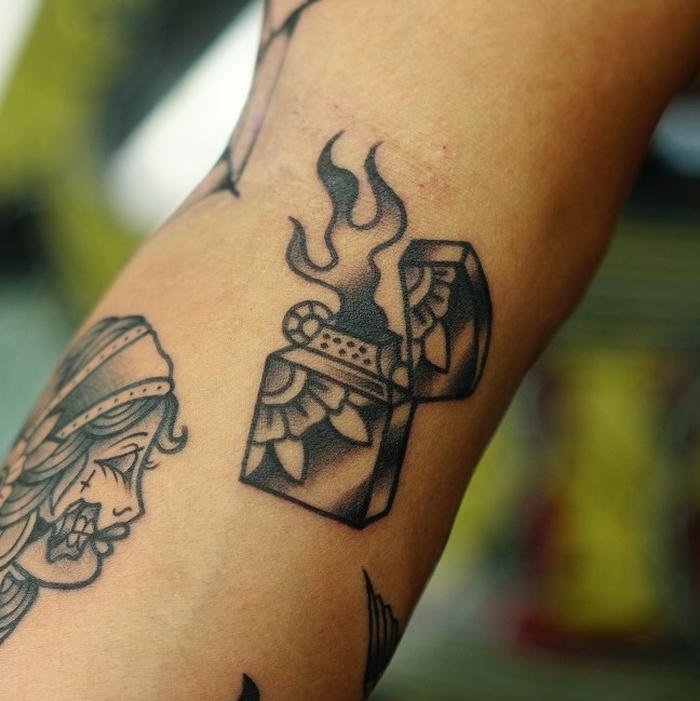 hình xăm old school đẹp