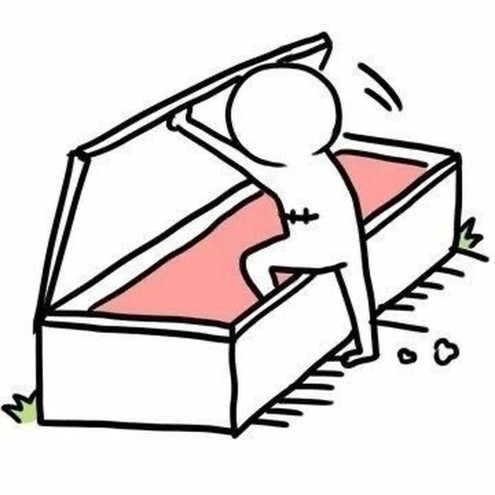 meme gục ngã vào hòm