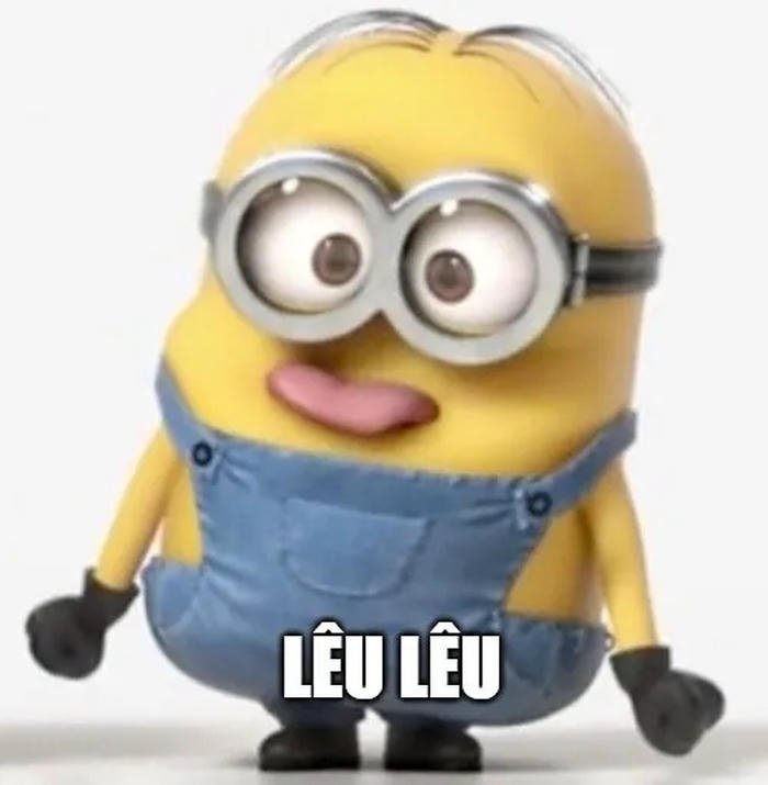 meme lêu lêu minion