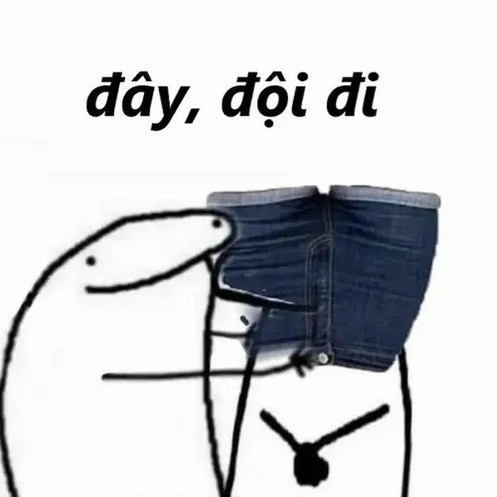 meme quê đội quần