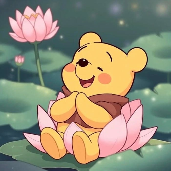 mô phật meme gấu pooh