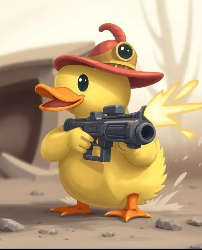 súng meme vịt cực cute