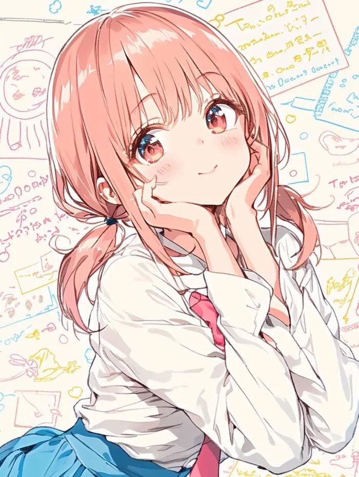 Ảnh anime nữ đẹp với ánh mắt sâu lắng