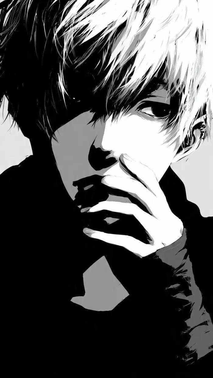 Nam nhân vật với áo choàng đứng giữa thành phố