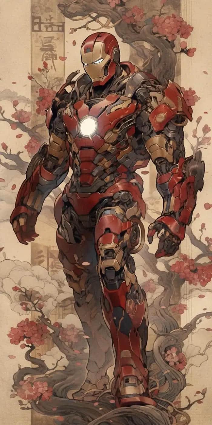 Ảnh Iron Man fanart ngầu và sống động