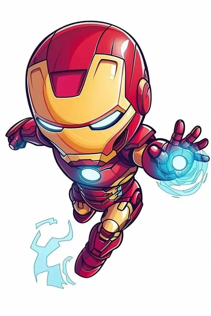 Ảnh iron man chibi đẹp