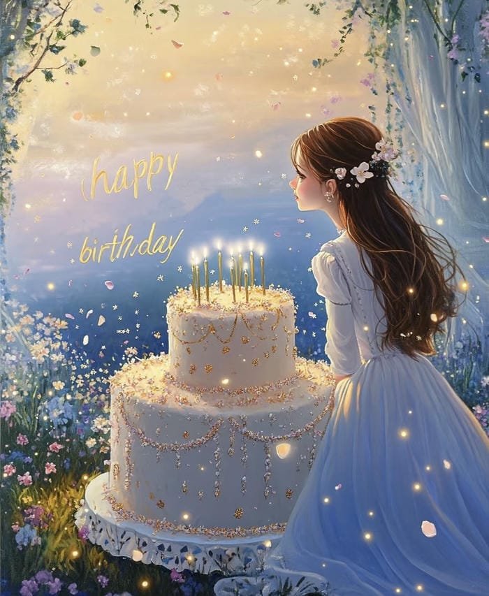 Ảnh sinh nhật thể hiện niềm vui