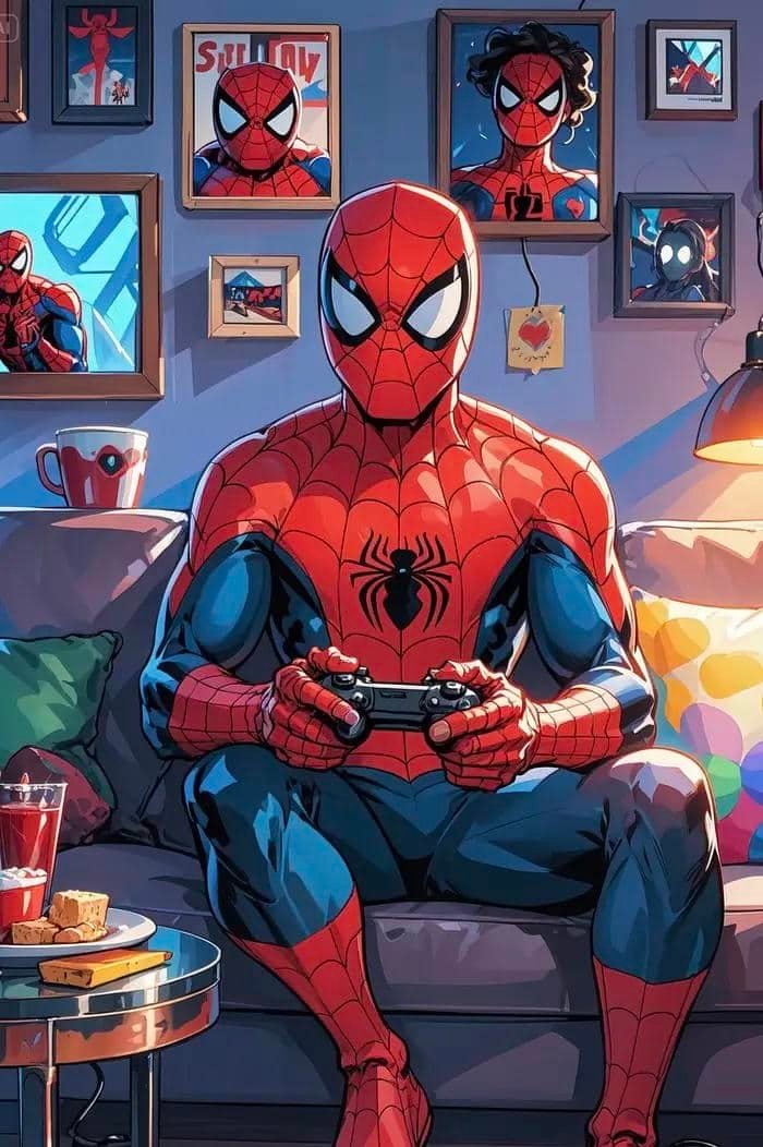 Ảnh Spiderman fanart sáng tạo đầy cảm xúc